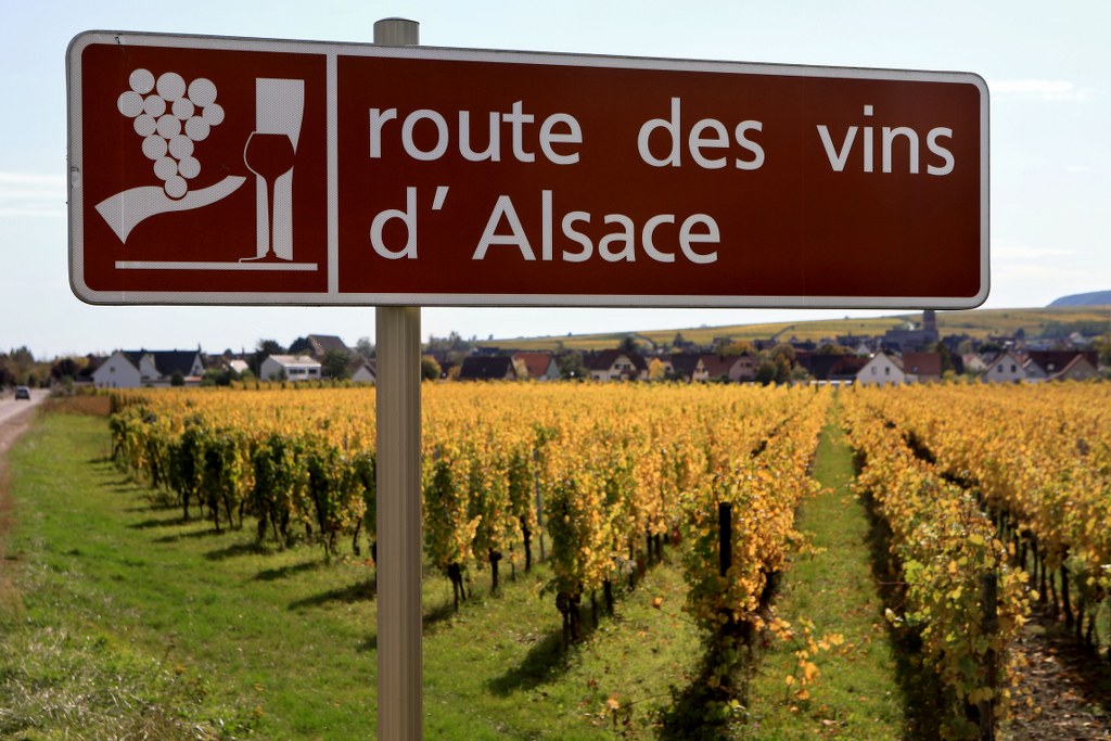 Alsace route des vins d'Alsace Credit: David Silverman